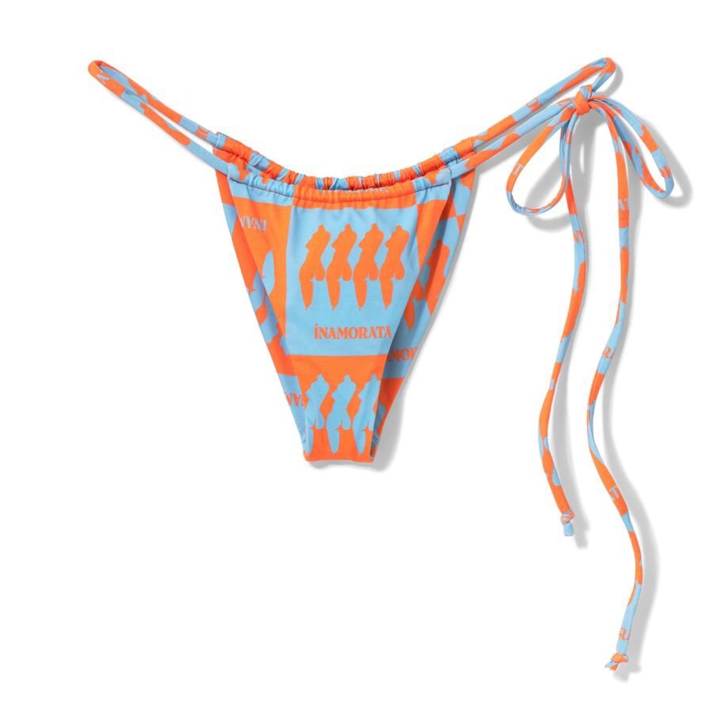 NWT Inamorata Las Olas Bottom - Tangerine Check